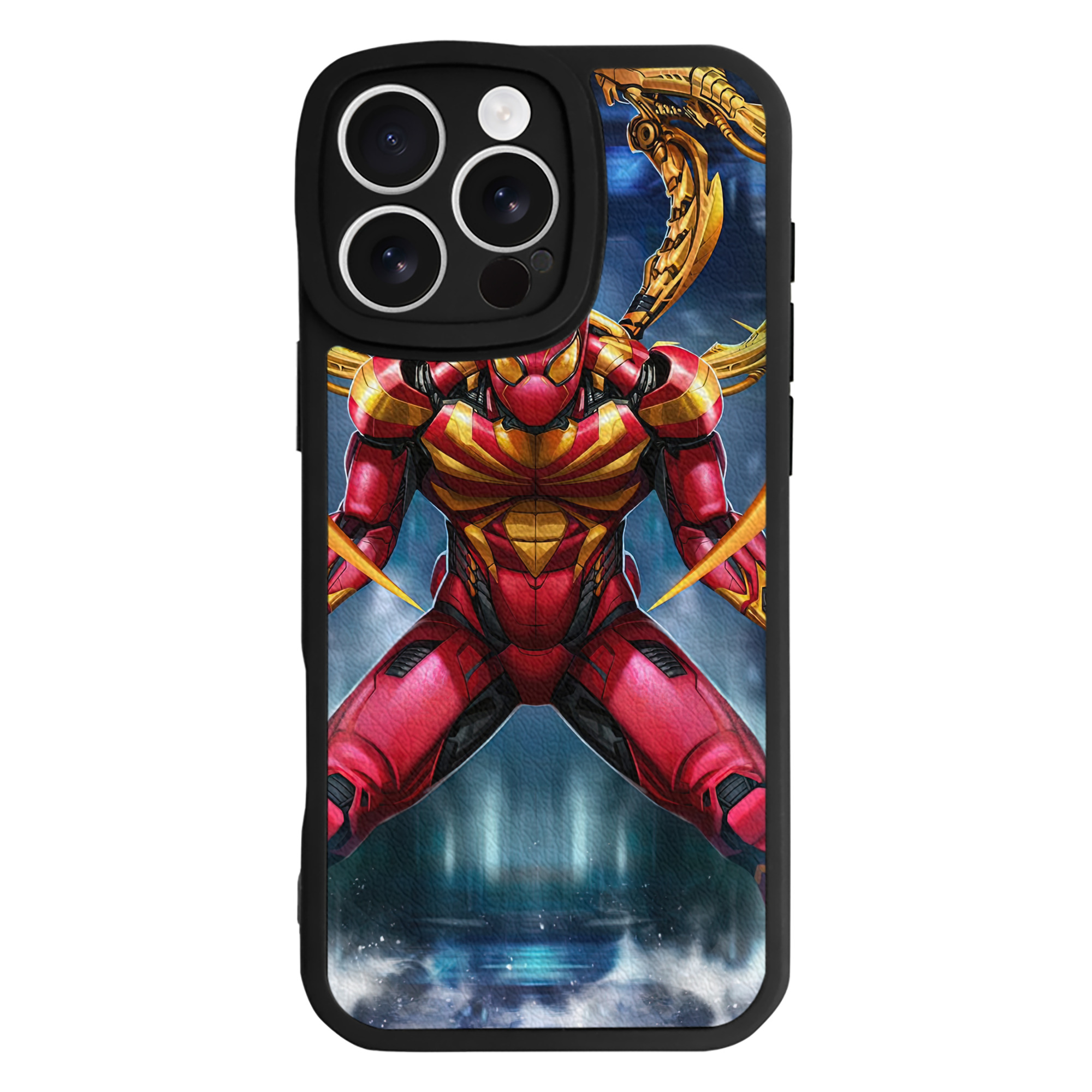 Spider Man スパイダーマン 【iPhone 16シリーズ対応】シリコンスマホケース（レザー調） 材質：シリコン
